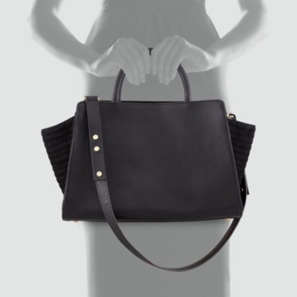 Sale! Zac Posen eartha east-west leather satchel